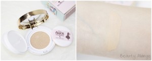 Beyond Alice in Blooming Snow Cushion 02 Natural Beige Swatch