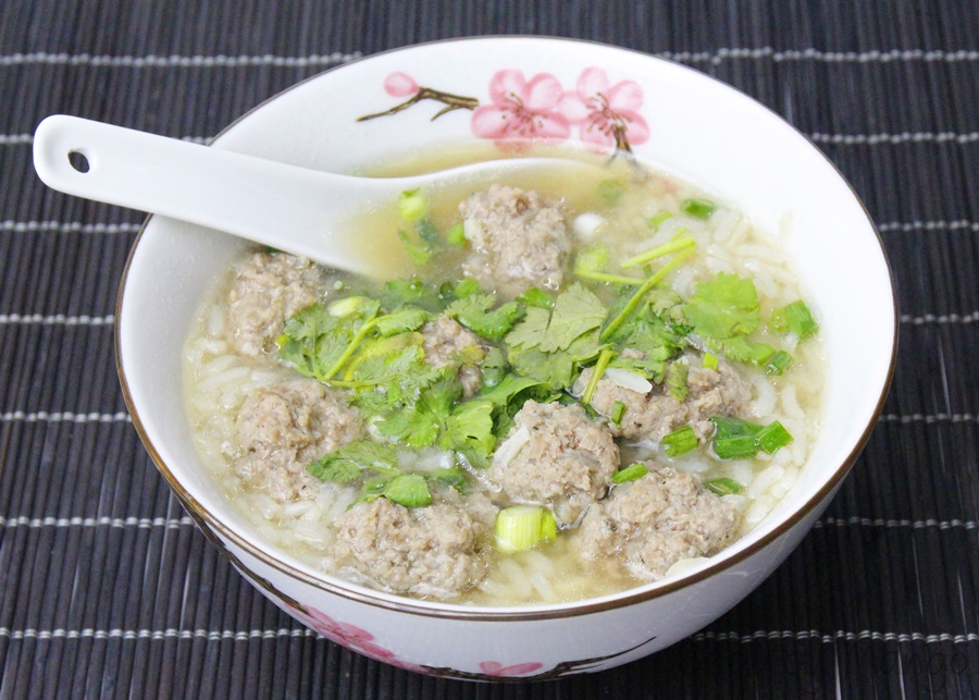Rezept Khao Tom thailändische Reissuppe